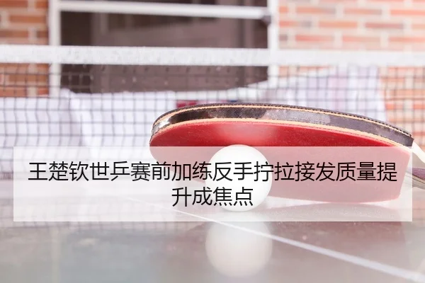 王楚钦世乒赛前加练反手拧拉接发质量提升成焦点